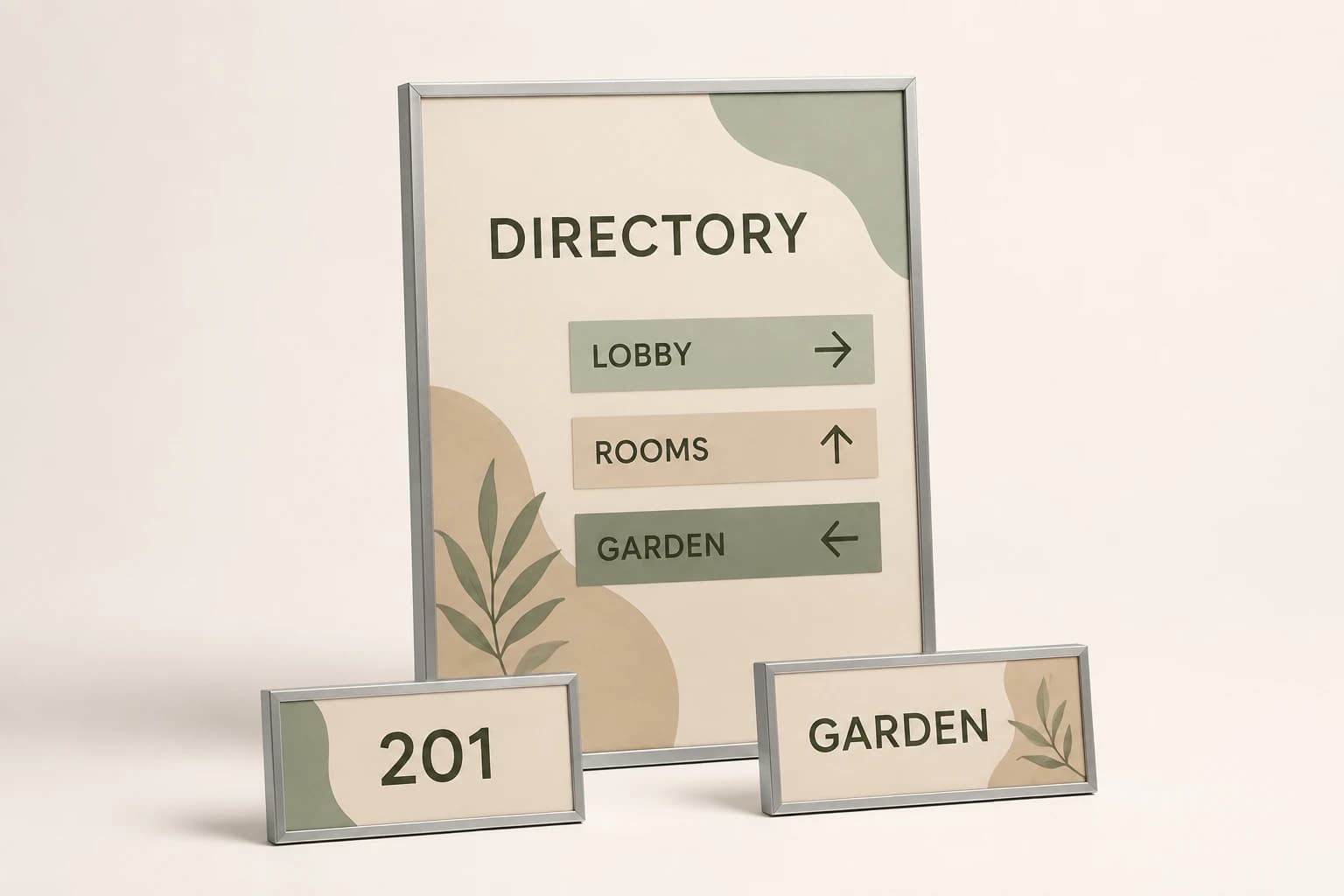Full-Color Directory Board Package original design concept